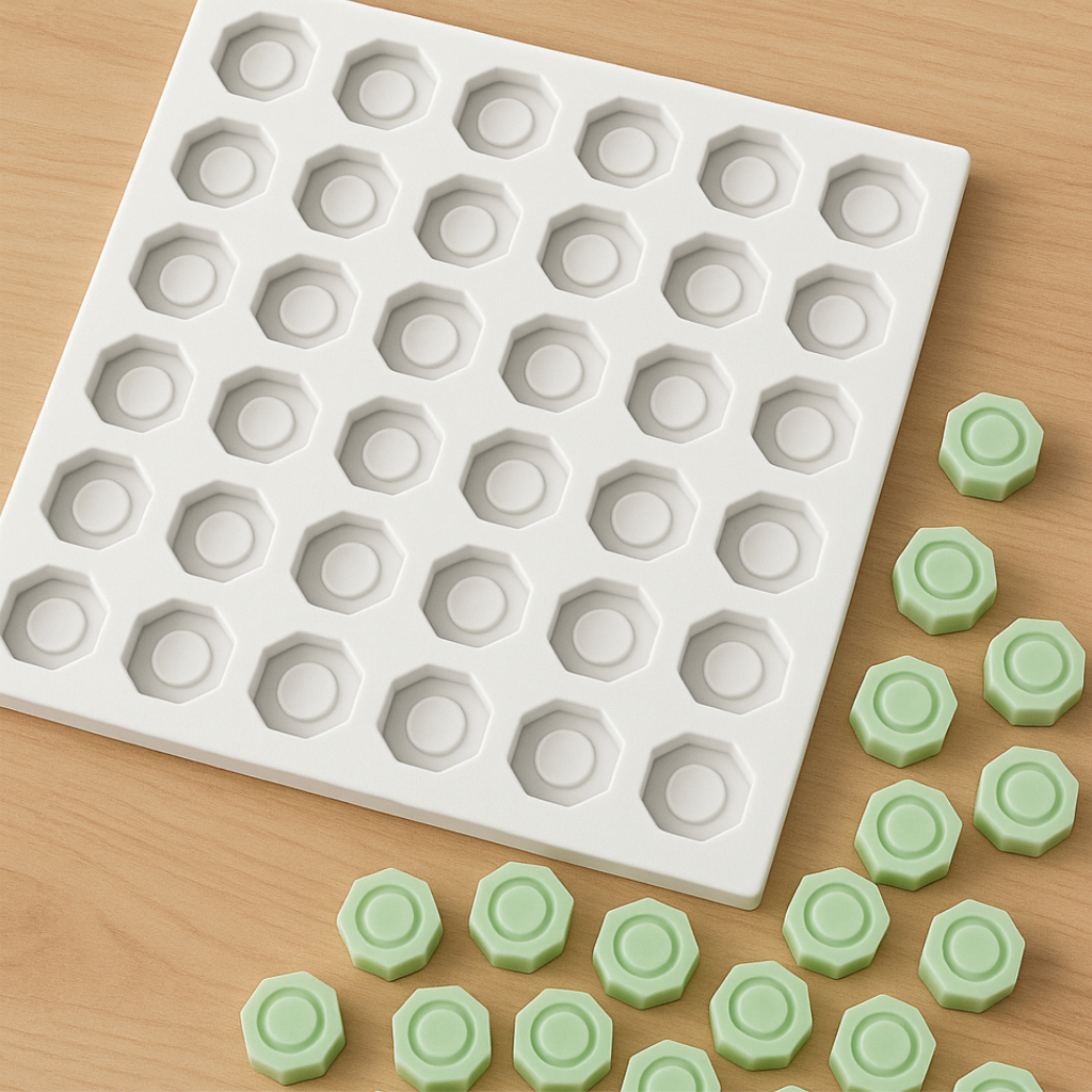 

cetakan wax seal beads | segel lilin mold hexagon bead biji stamp stempel