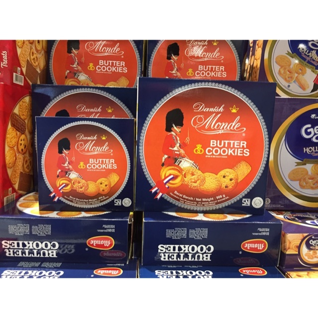 

MONDE Butter Cookie 454 Gram - Snack Kaleng Serbaguna -SJY Shop Promo