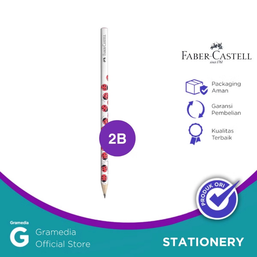 

Gramedia Karawaci - Faber Pencil Lady Bugs / Pcs 118367