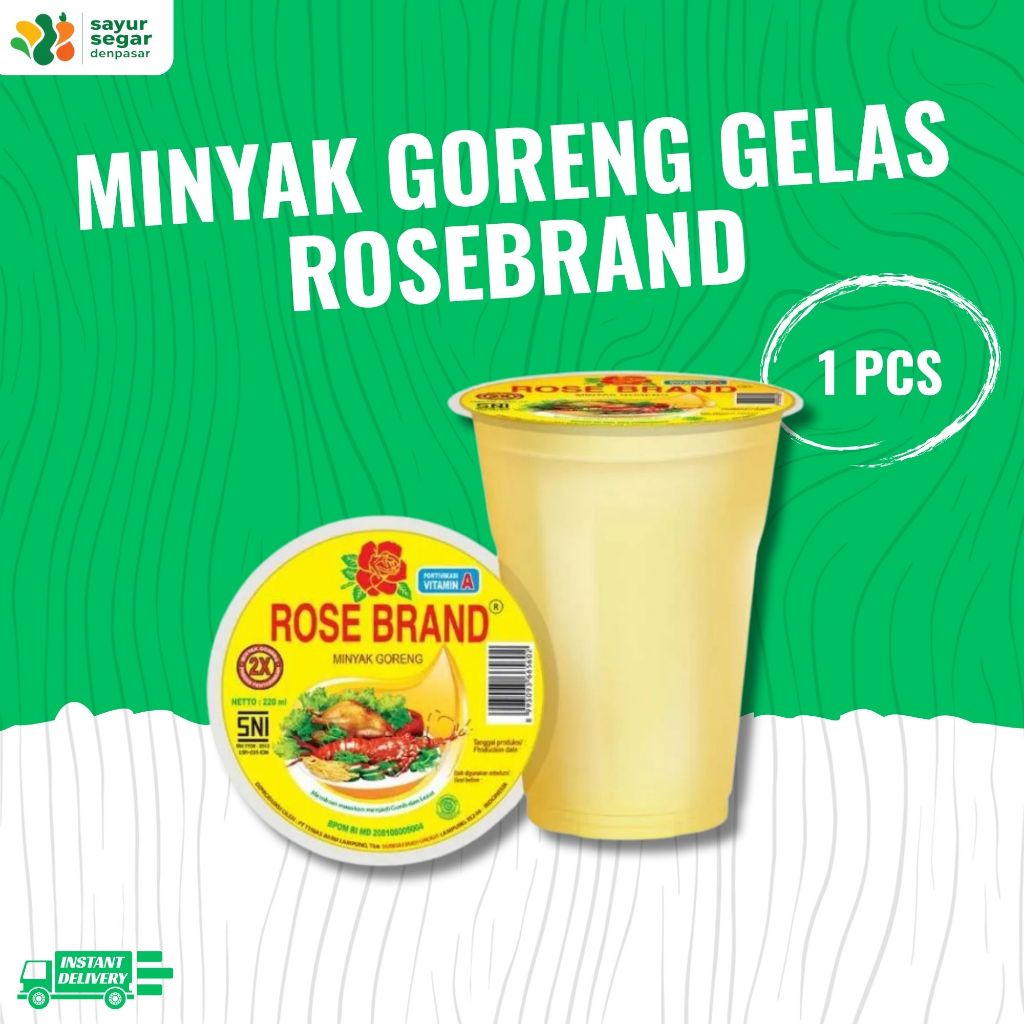 

Minyak Goreng Gelas Rosebrand 1 gelas - Sayur Segar Denpasar
