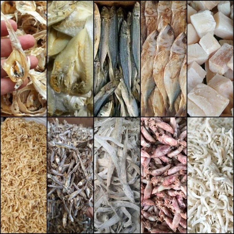 

Aneka Varian Ikan Asin 100gram Teri Medan / Cumi Asin / Teri Asin / Rebon / Petek / Ikan Asin Kering / Layur / Tongkol dll