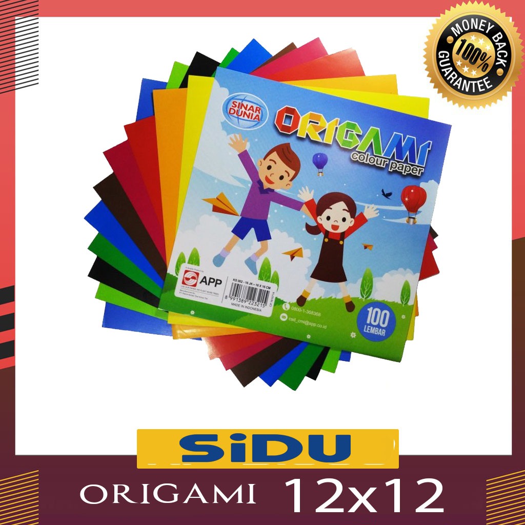 

Origami Sidu 12x12 100Lembar