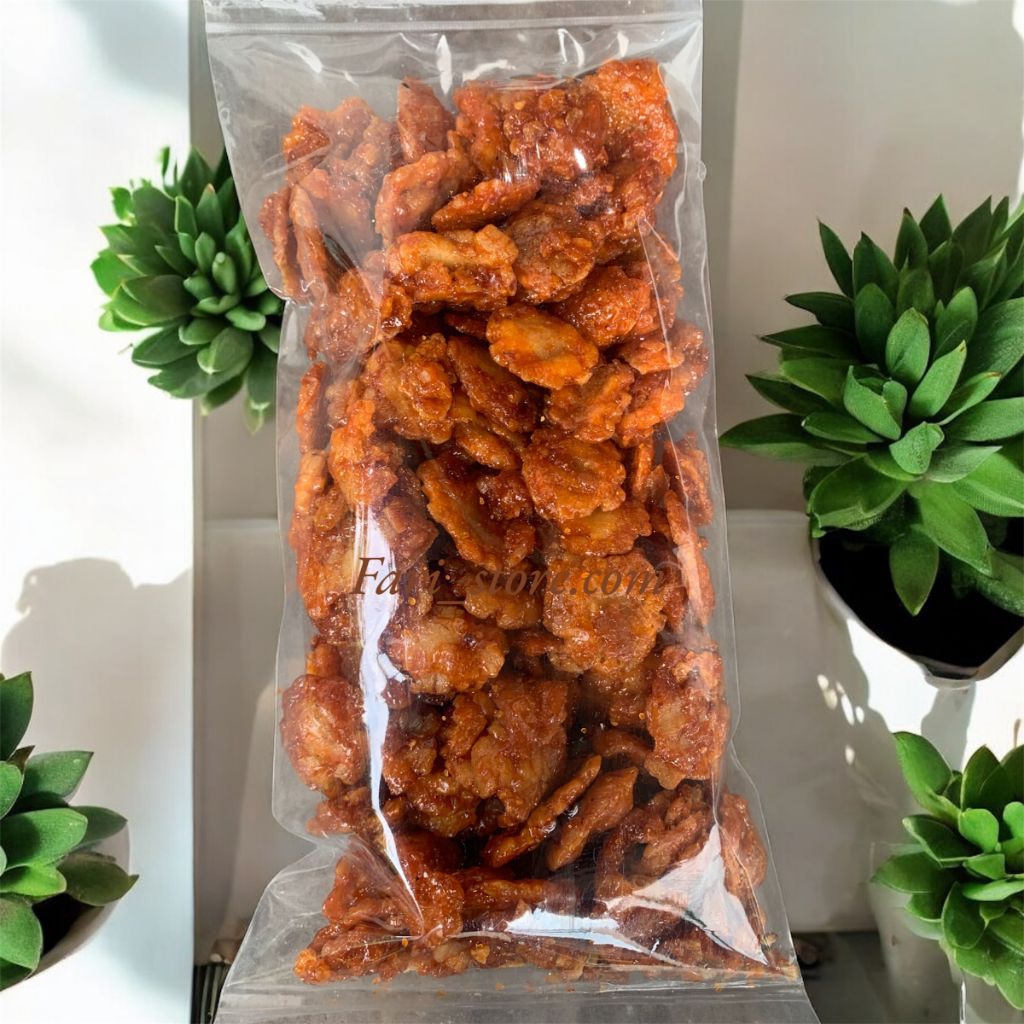 

Kripik Blinjo Pedas Manis Kemasan 250 gram