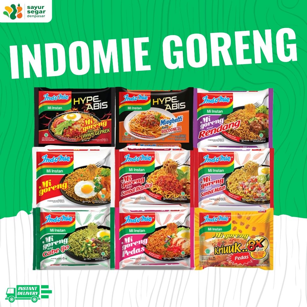 

Indomie Goreng All Varian 1 pcs - Sayur Segar Denpasar