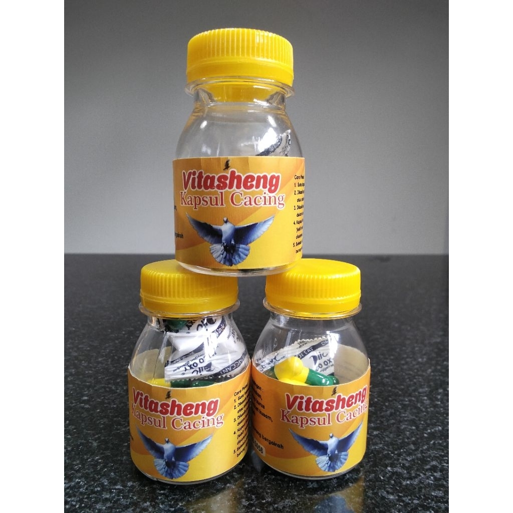 VITASHENG OBAT CACING BURUNG MERPATI TUNTAS BASMI CACING BURUNG CACINGAN