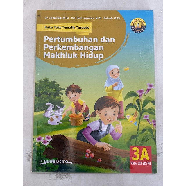 Buku (Bekas) Teks Tematik Terpadu Kelas 3 SD Penerbit Yudhistira