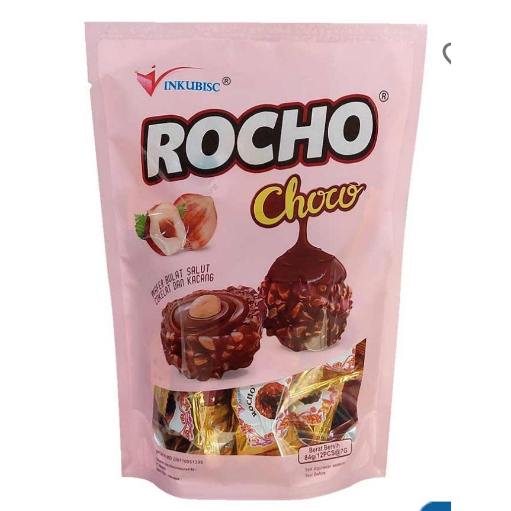 

Rocho Wafer Chocolate Kacang 84g