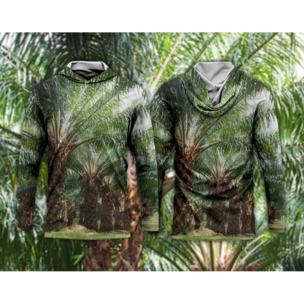 BAJU CAMO HUNTING BERBURU | BAJU CAMO | PAKAIAN BERBURU | BAJU CAMO LENGAN PANJANG | MOTIF SAWIT | S