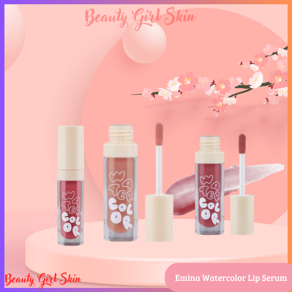 Beauty - Emina Watercolor Lip Serum - Emina Lip Serum - Lip Serum Emina