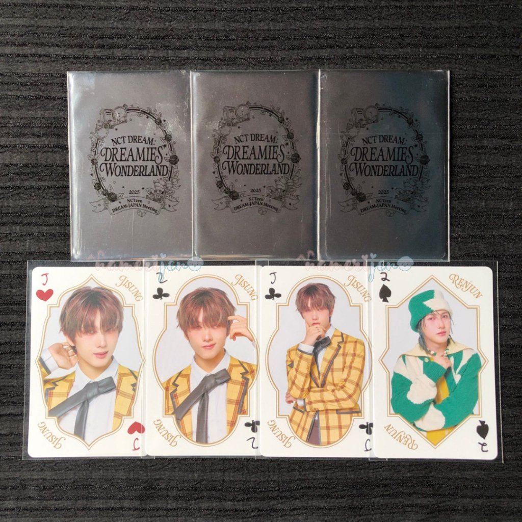 Jisung Renjun Sealed TC NCT Dream: Dreamies Wonderland Japan Meeting PC Official MD
