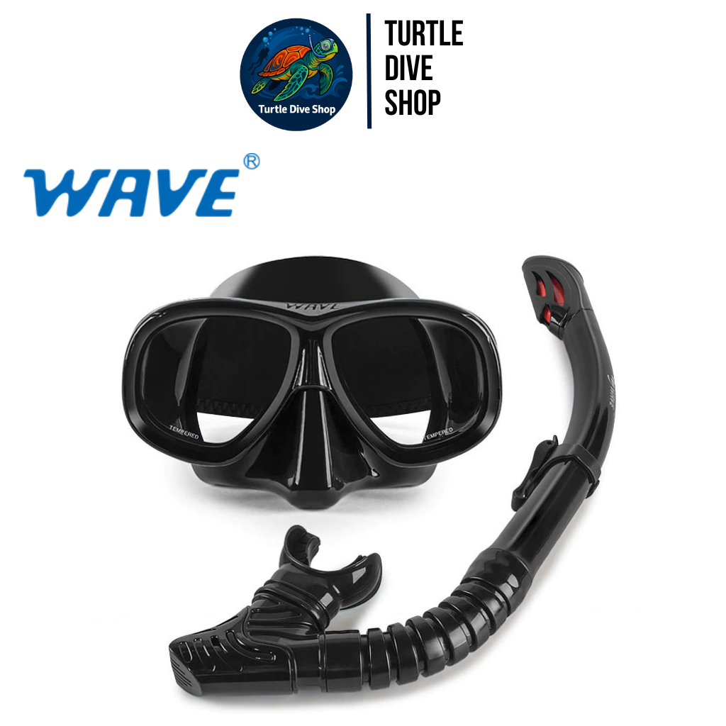 Wave Set Mask Snorkel kacamata selam snorkeling set kacamata snorkeling kaca mata selam snorkeling d