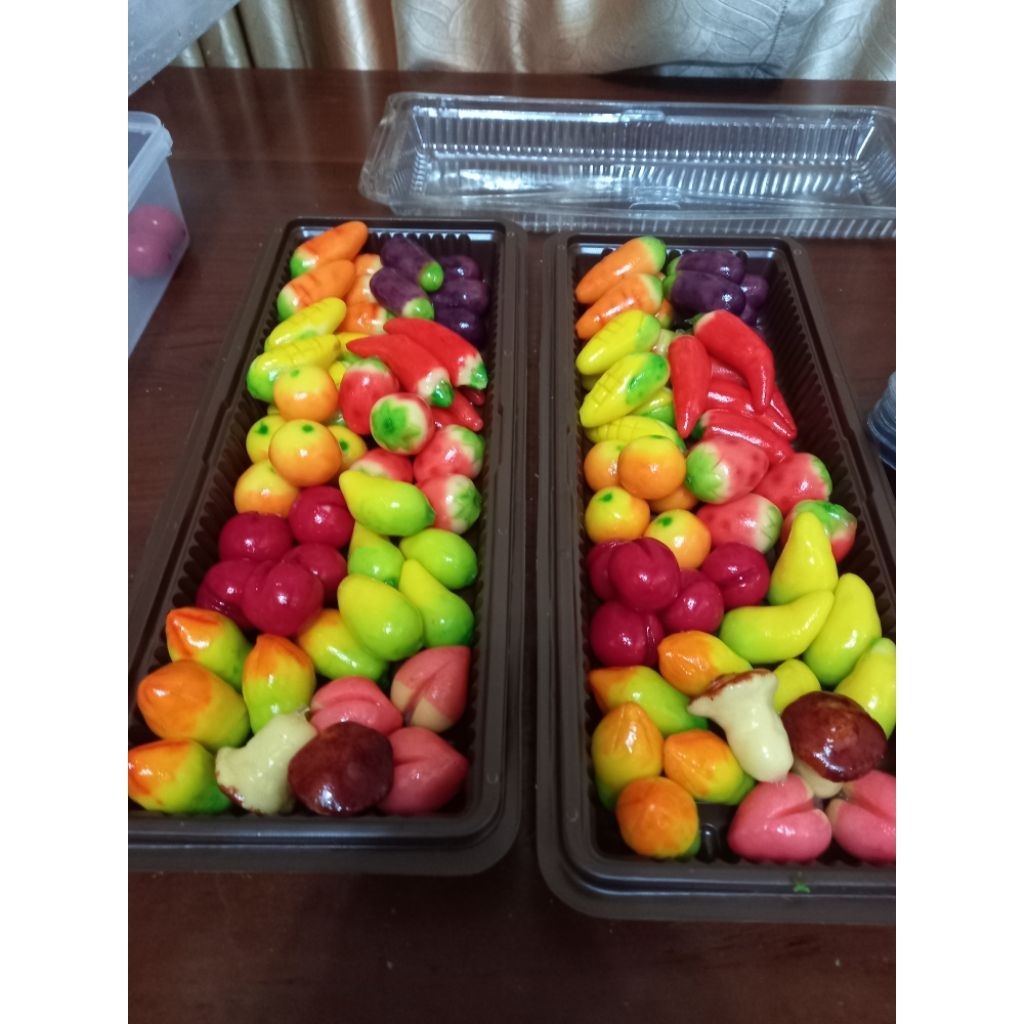 

Kue Lukchup Isi 50 kue buah mini thailan viral bahan kacang ijo manis legit nagih