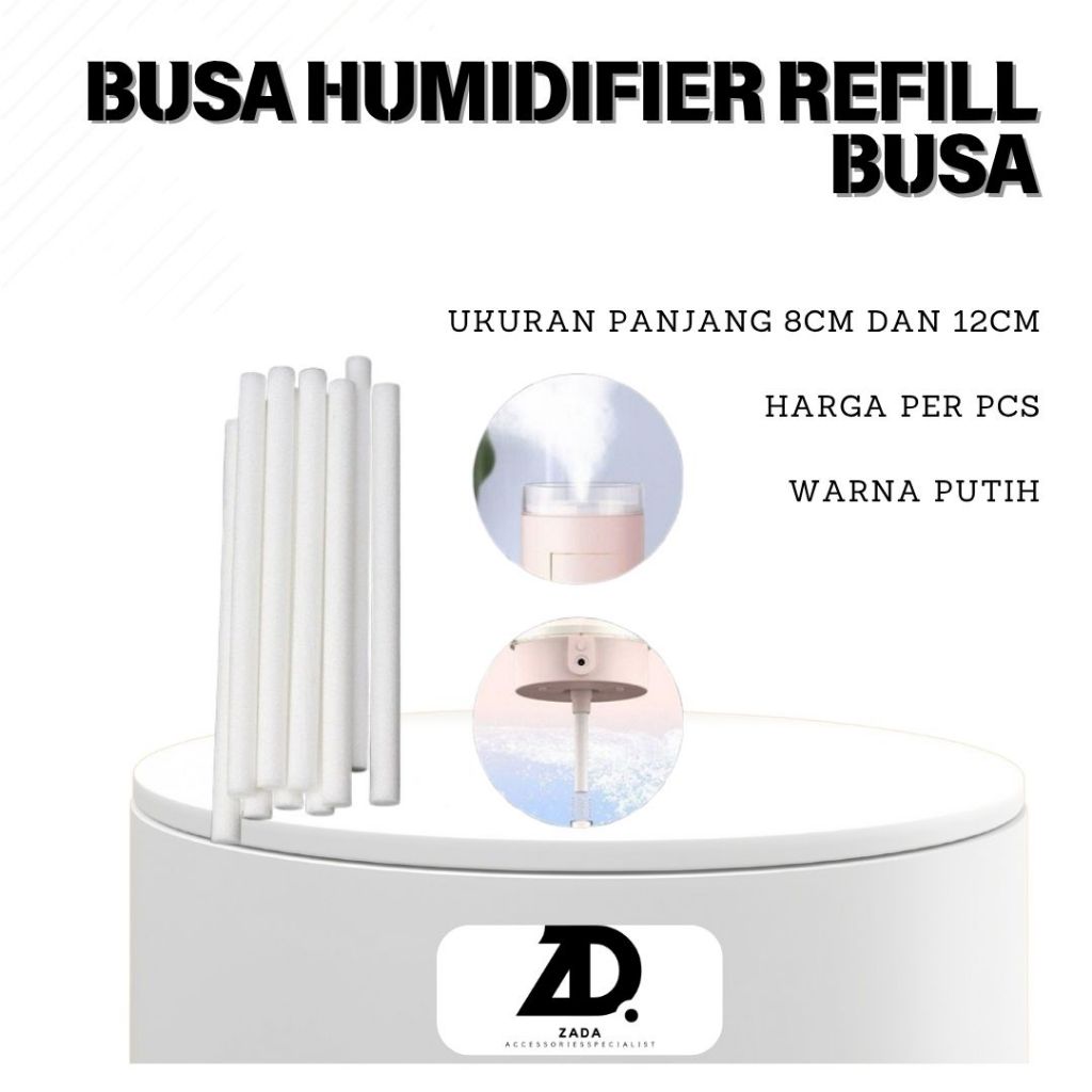 Busa Humidifier Refill Busa Gabus Kapas Filter Diffuser Purrifier Murah Gratis Ongkir Bisa Cod