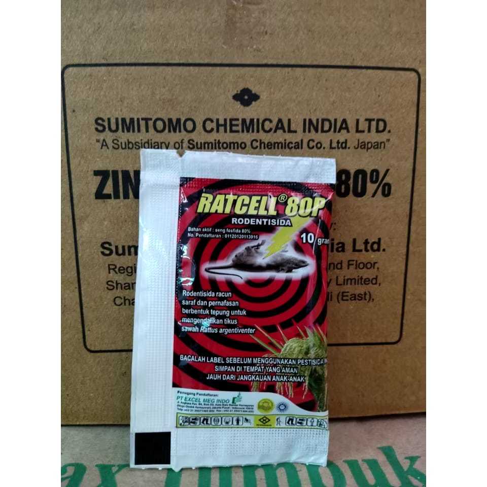 Racun Tikus Ratcell 10gr Rodentisida Ratcel Ratsel Pembasmi Tikus Phospit Racun Tikus Campur