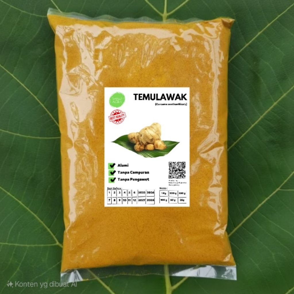

PROMO Temulawak Bubuk 1kg Serbuk Powder Temulawak Alami Murni