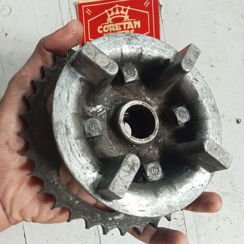 NAPGIR / NAP GEAR BELAKANG SUZUKI THUNDER 125 APLIKASI MUTAKIN BINTANG ENKEI