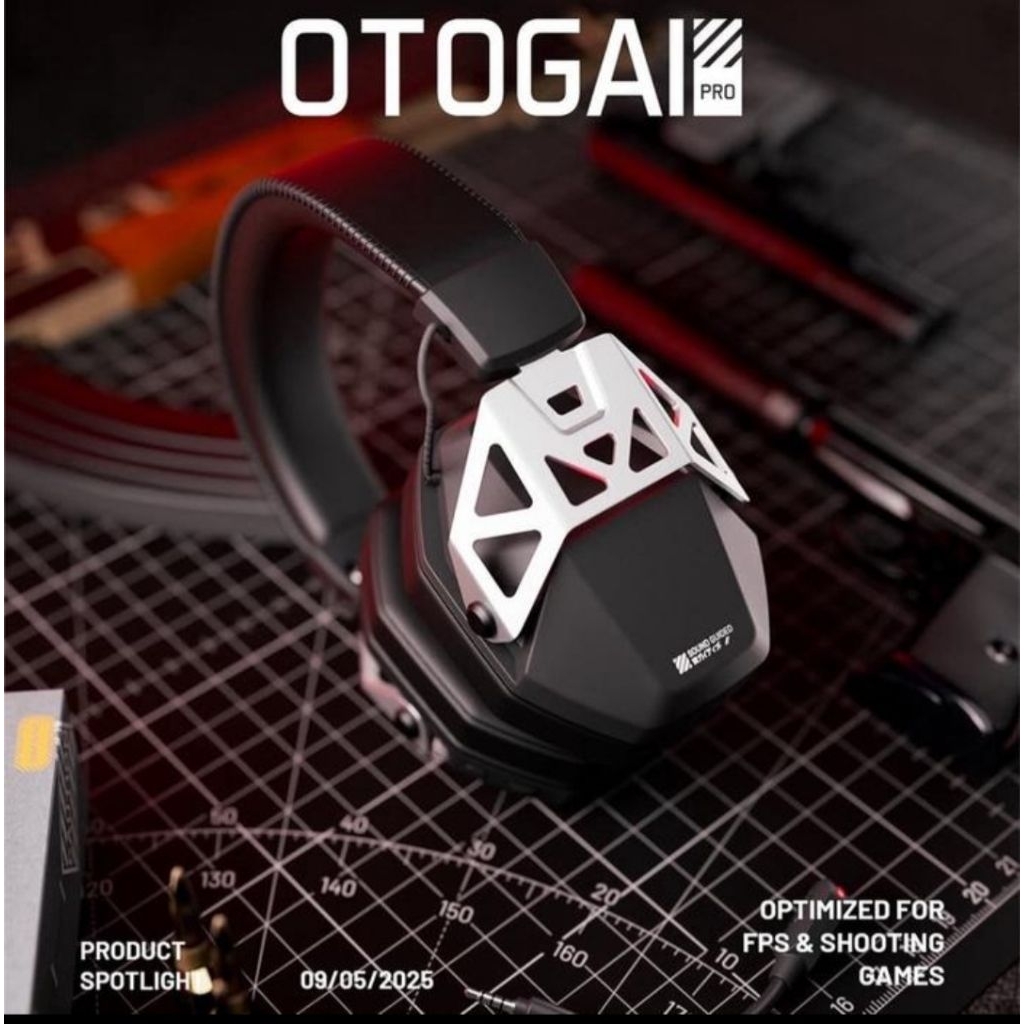 DBE OTOGAI PRO 3 Profesional Gaming Headset Low Latency Mode & Otogai 7.1 Virtual Headset with ENC