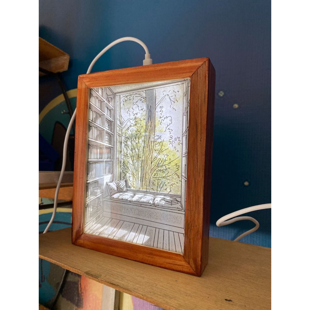 bingkai foto lampu / ligh painting /lighart painting / frame04