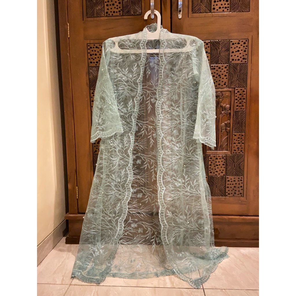 (Preloved) Outer Brokat Wanita Modern