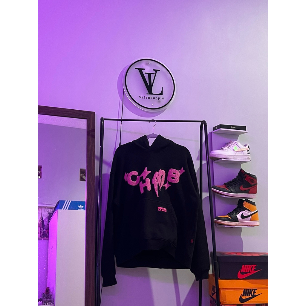 Chambre X Miracle Black Boxy Hoodie