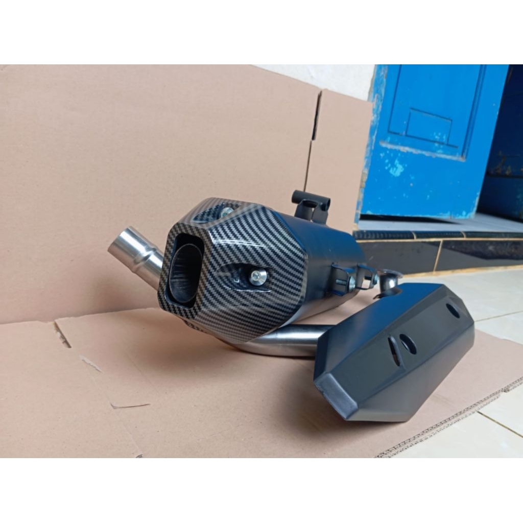 knalpot standar racing model Vario 125/150 ngebas adem