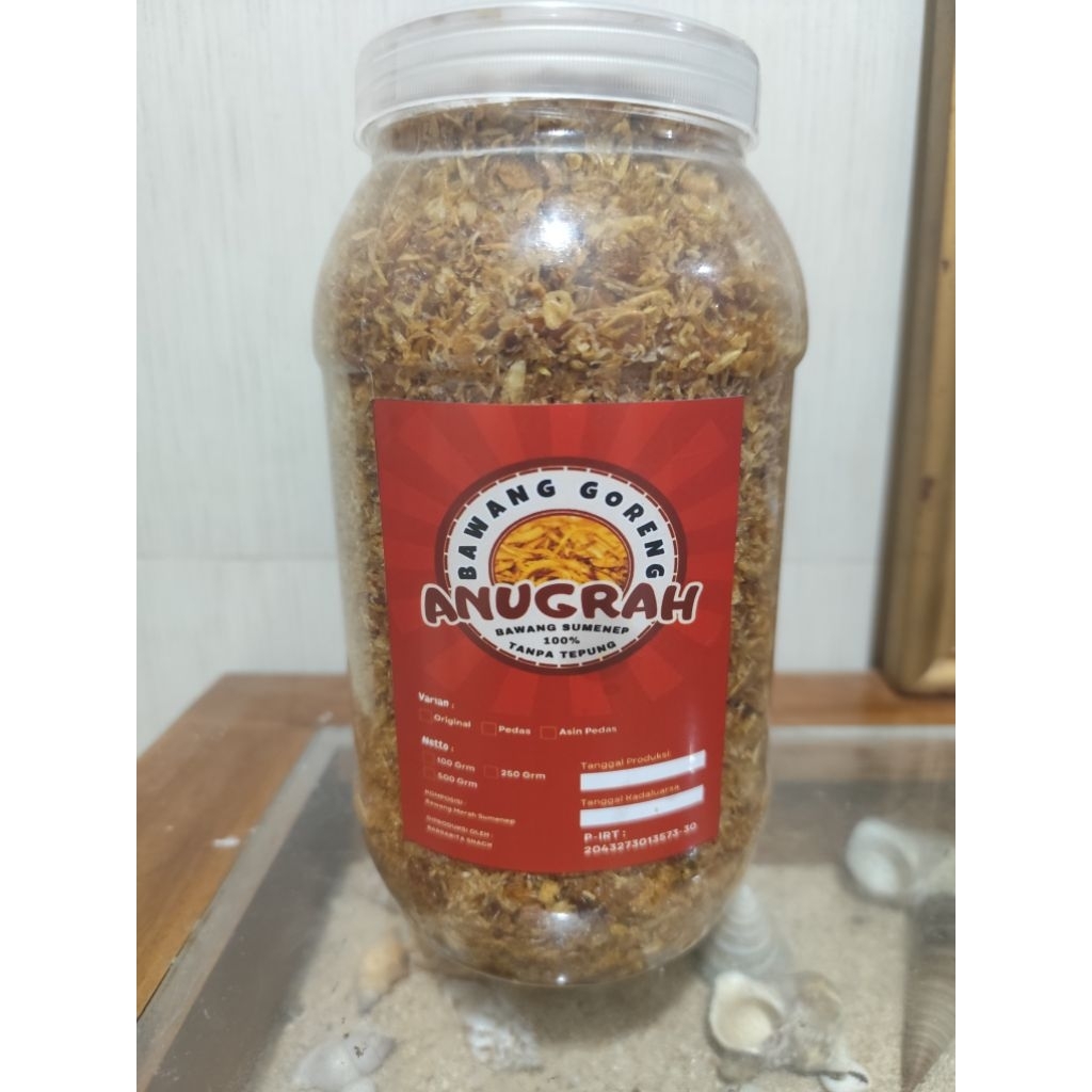 

Bawang Goreng Sumenep Asli Bawang Goreng Tanpa Tepung Kemasan Toples