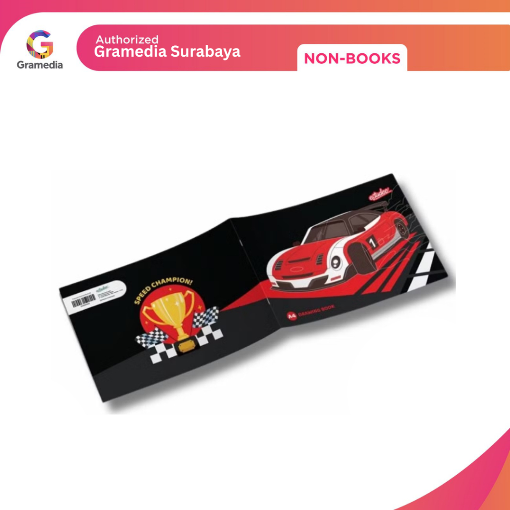 

Gramedia Surabaya NB - Estudee Drawing Book A4 K Racing Car