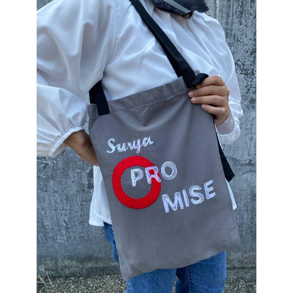 Handmade totebag surya pro_mise by riri