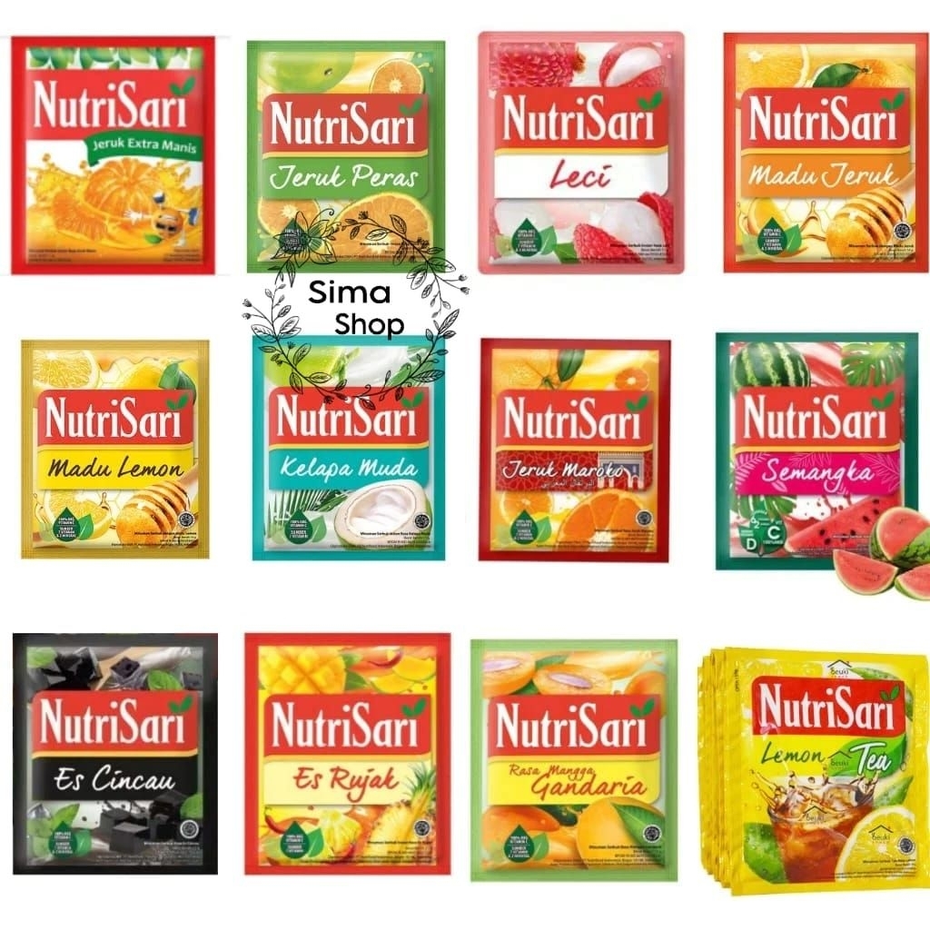 

Nutrisari Minuman Serbuk Aneka Rasa 1Renceng