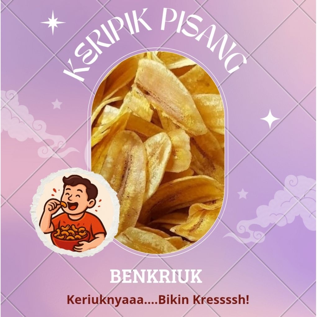 

(BENKRIUK) - KERIPIK PISANG RENYAH