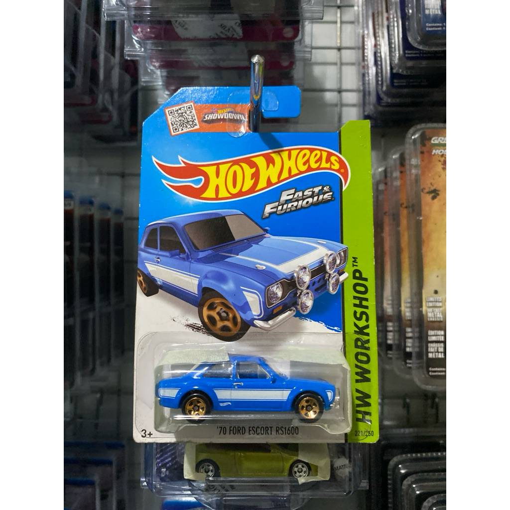 Hotwheels 70 Ford Escort RS1600 Fast & Furious FF Reguler Card