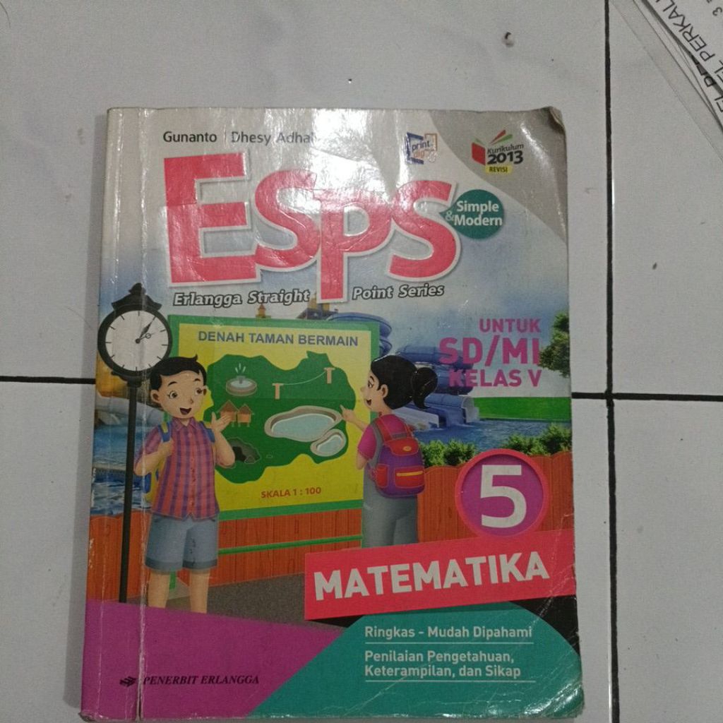 Buku Matematika kelas 5 SD