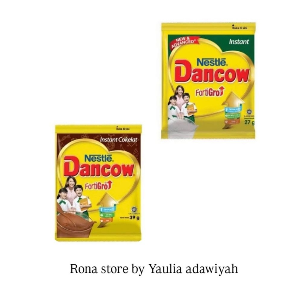 

Susu Dancow Bubuk Sachet Rasa coklat Rasa Original
