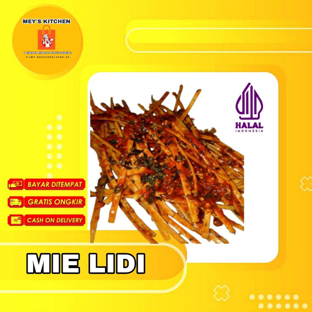 

Makanan Ringan Mie Lidi Pedas Mie Lidy Gepeng Pedas Gurih Manis Makanan Ringan Mie Lidi Enak Gurih
