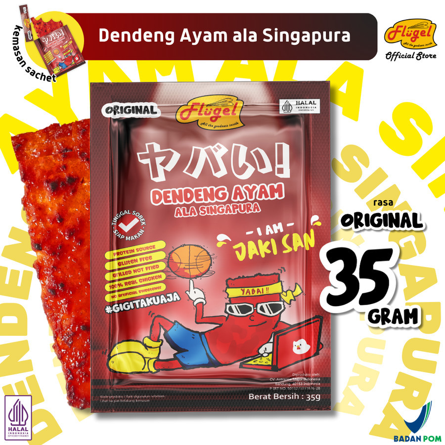 

Dendeng Ayam Jaki San 35 gram ALL Varian-Halal