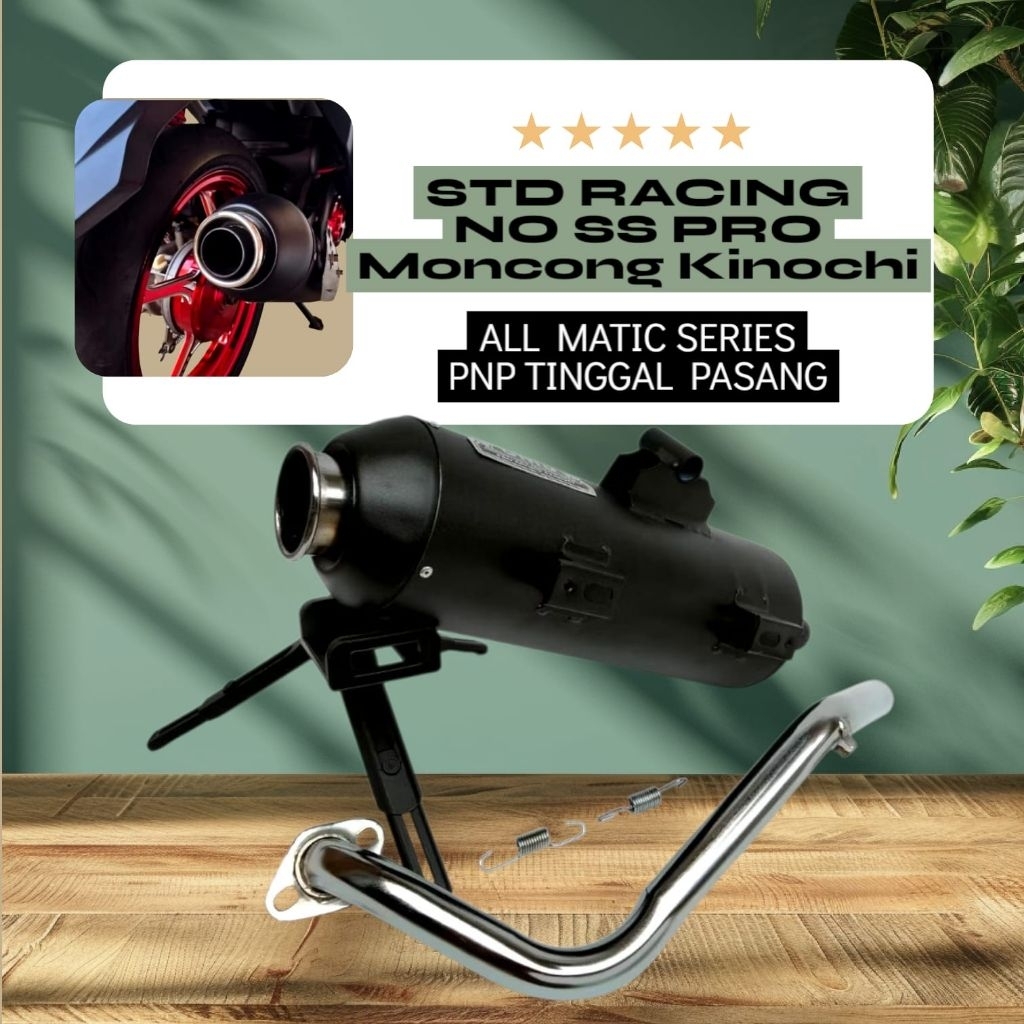TERLARIS Knalpot Model Kinochi ORIGINAL Standar Racing SARFULL Suara ngebas Adem All Matic Series: M