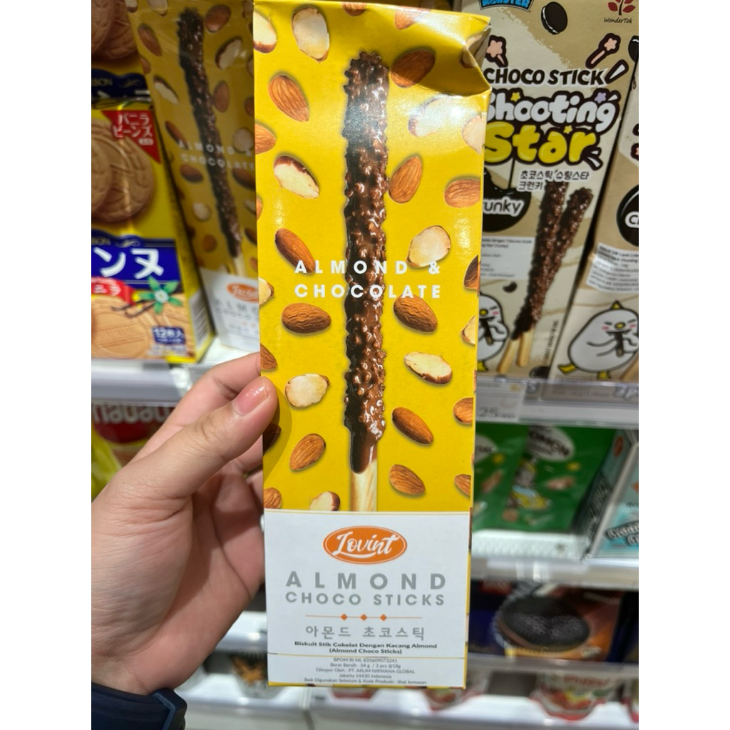 

CHOCO STICK ALMOND, CHOCO STICK COOKIED AND CRIEM