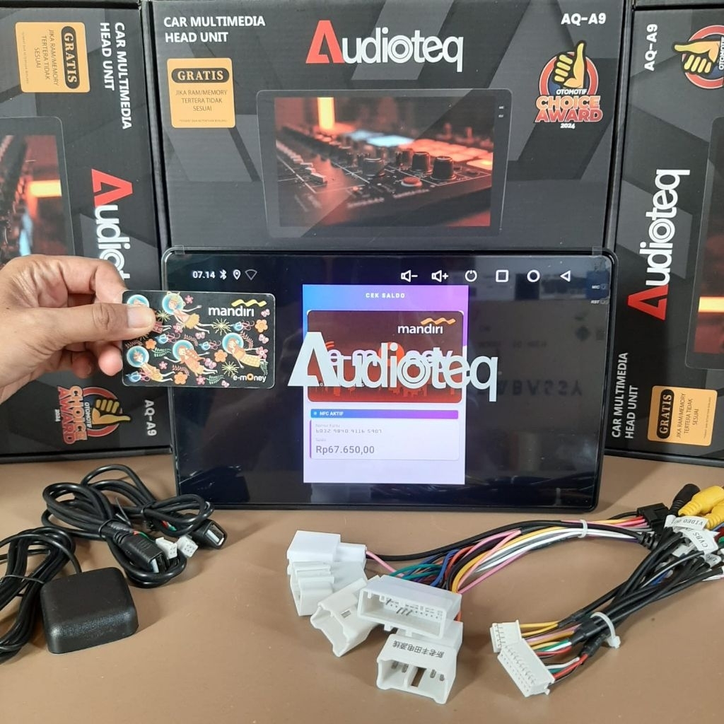 HEAD UNIT ANDROID 10 INCH AGYA 2023 RAM 2/64 NFC AUDIOTEQ 10 INCH ANDROID AVANZA 2023 - UP ANDROID 1