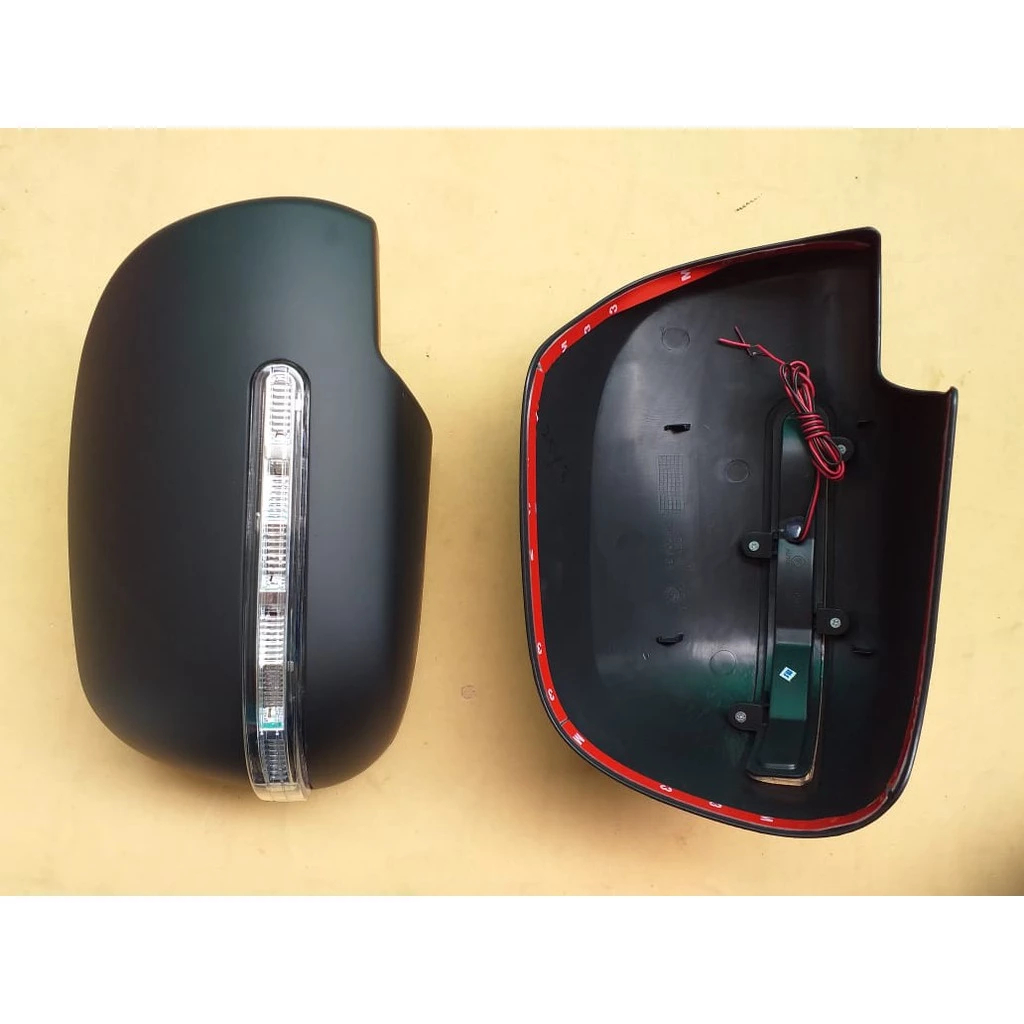 cover spion lampu mobil innova 2005 sampai 2015 hitam doff