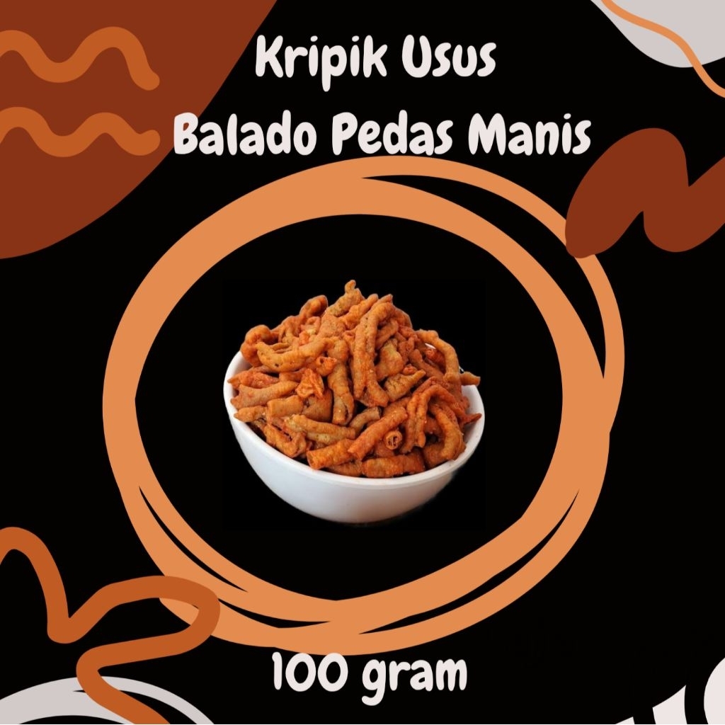 

100Gram Kripik Usus Balado Pedas Manis