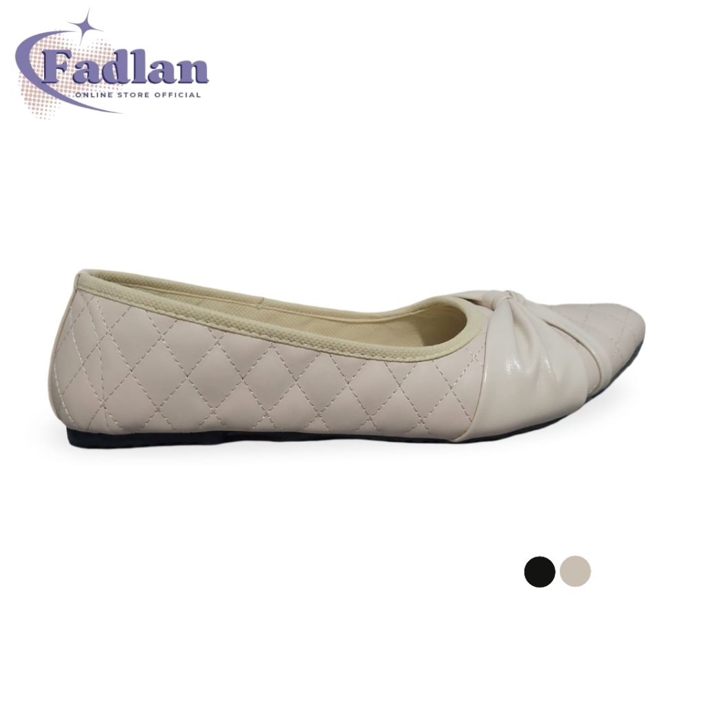 sepatu flat shoes wanita rajut
