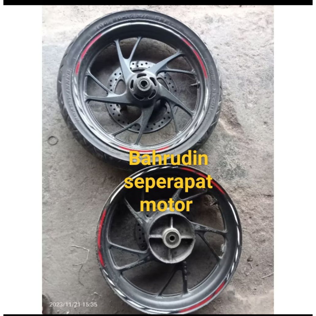 Velg cb 150 cb150r facelift CBR150 cbr 150 r facelift pelek racing palang original ori copotan stand