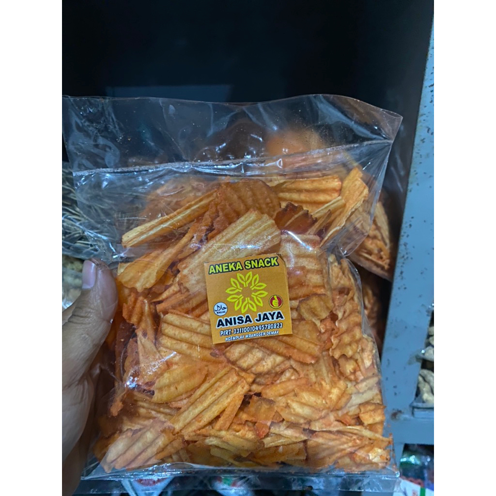 

cemilan pedas/keripik singkong pedas 150g