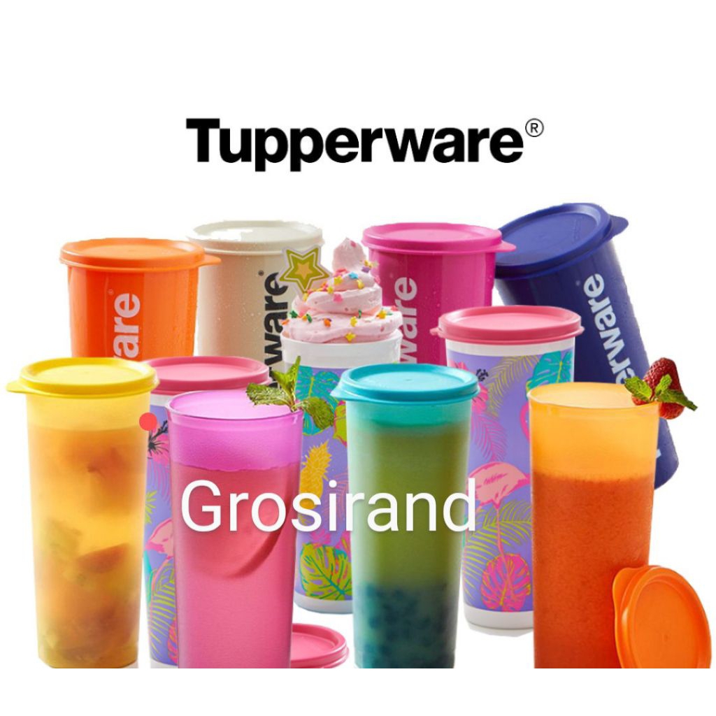 Giant tumbler Tupperware , gelas tupperware