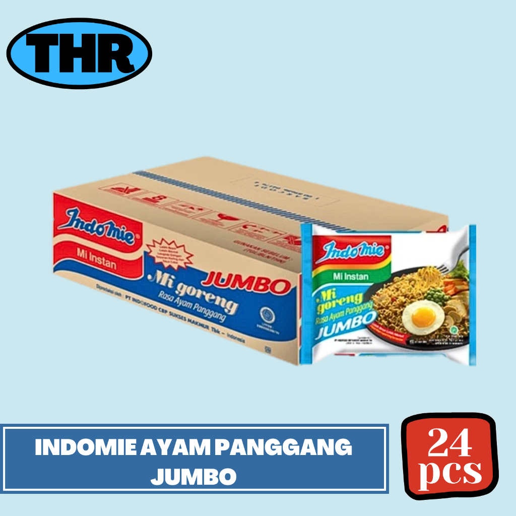 

Indomie Goreng Ayam Panggang Jumbo 1 Karton isi 24pcs