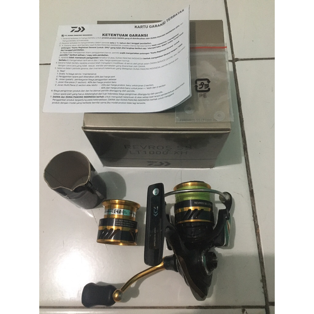 1 set alat mancing casting siap pakai