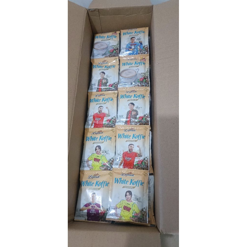 

luwak WHITE COFFE 1 renteng (isi 10bks)