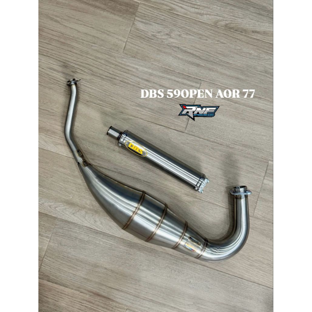 Knalpot DBS Fullset (Chamber & Silencer) 59Open Kompetisi by AOR77 ORIGINAL Ninja R SS RR ZX