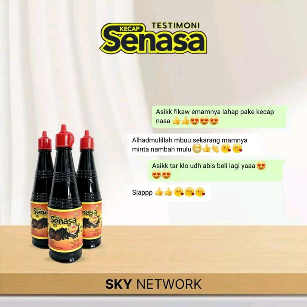 

Kecap SENASA Sedap Natural Bebas gula