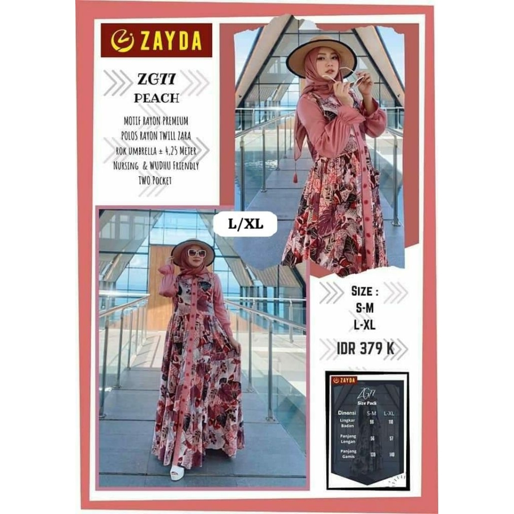 NEW ARRIVAL GAMIS DEWASA ZG77 By Zayda